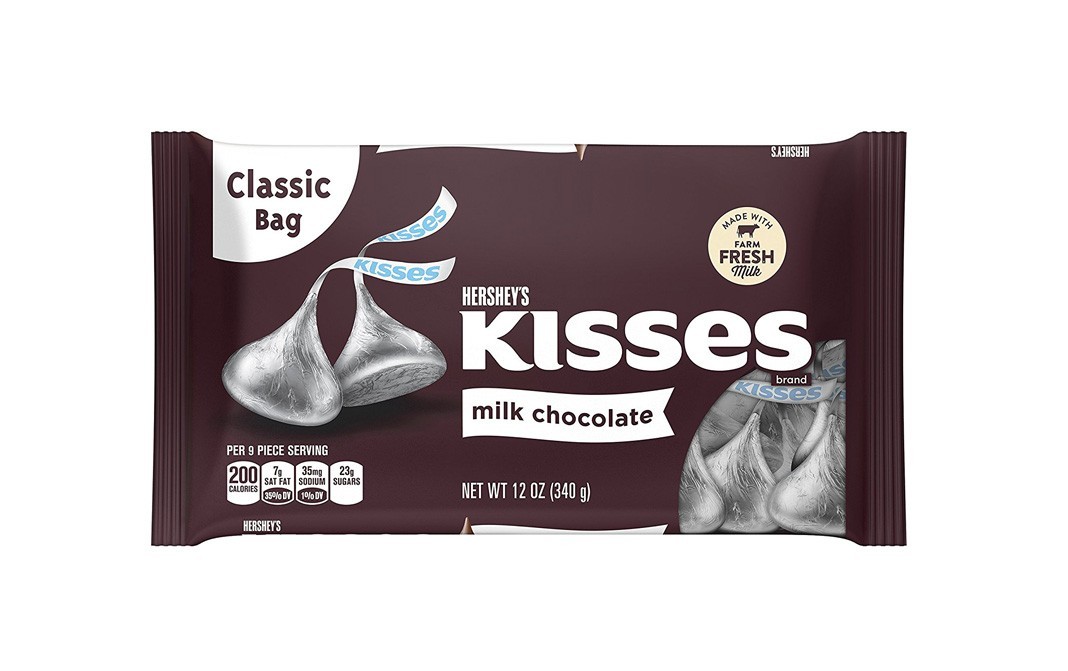 Hershey's Kisses Kisses Milk Chocolate    Pack  340 grams